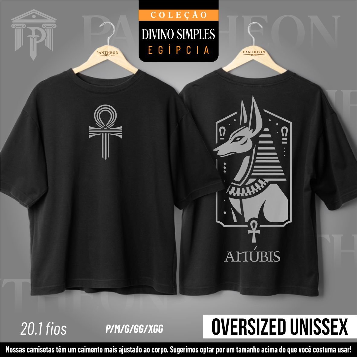Nome do produto: Oversized Unissex - Frente e Costas \