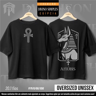 Oversized Unissex - Frente e Costas 