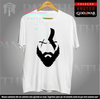 Camiseta Unissex God of War - Silhueta de Kratos