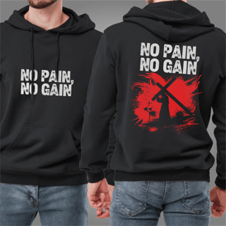 Moletom - No Pain, No Gain: O Preço da Vitória