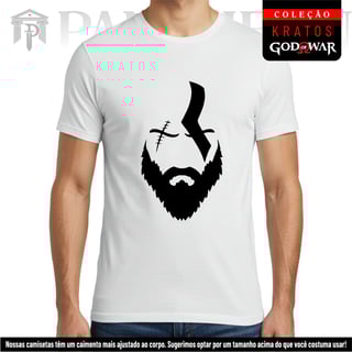 Nome do produto Camiseta Unissex God of War - Silhueta de Kratos