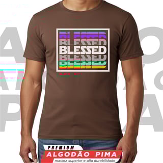 Nome do produto Camiseta - Blessed Multi-color