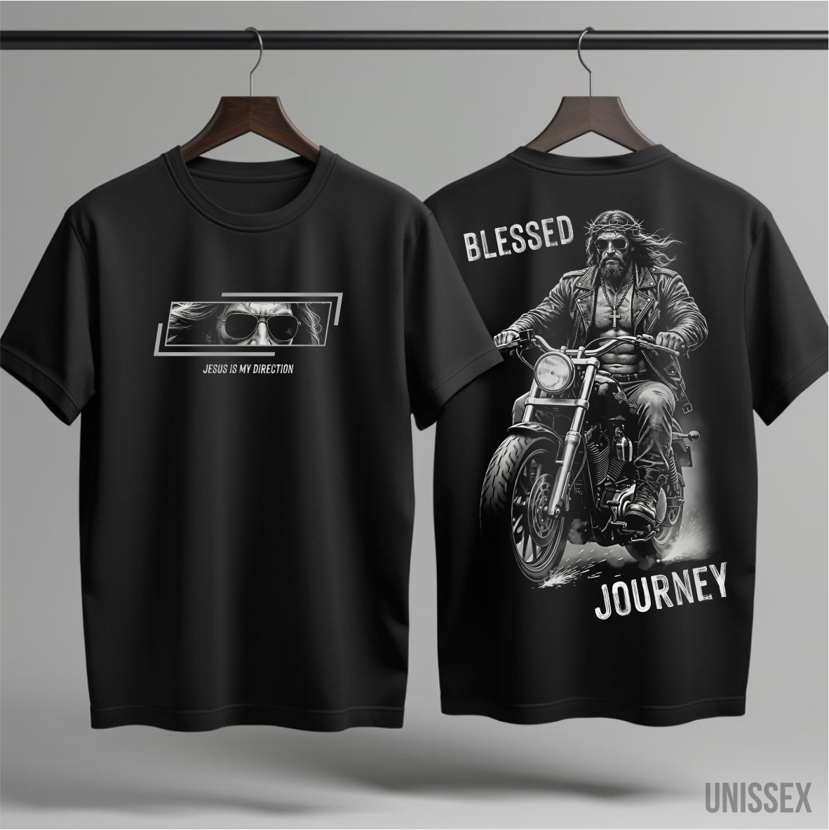 Camiseta Blessed Journey: Direção e Liberdade