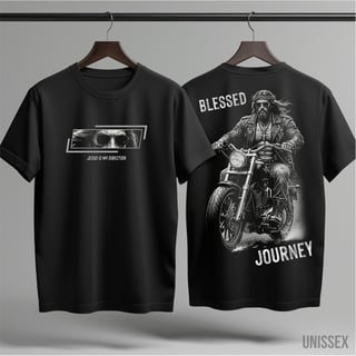 Camiseta Blessed Journey: Direção e Liberdade