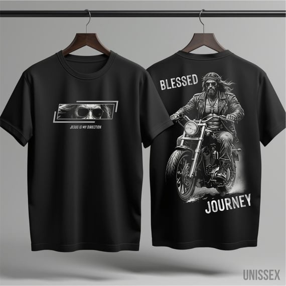 Camiseta Blessed Journey: Direção e Liberdade