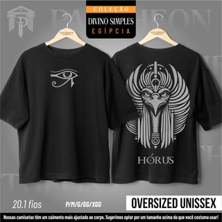 Oversized Unissex - Frente e Costas 