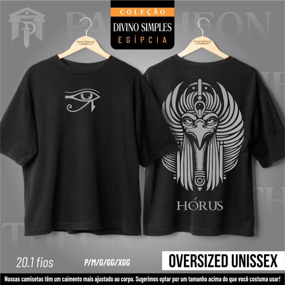 Oversized Unissex - Frente e Costas 