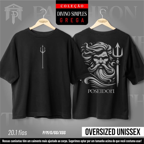 Oversized Unissex - Frente e Costas 