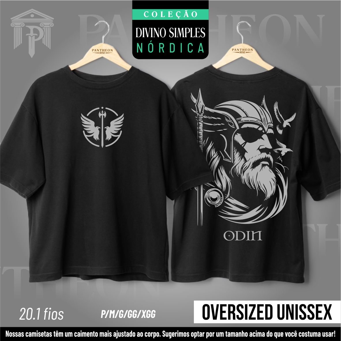 Nome do produto: Oversized Unissex - Frente e Costas \