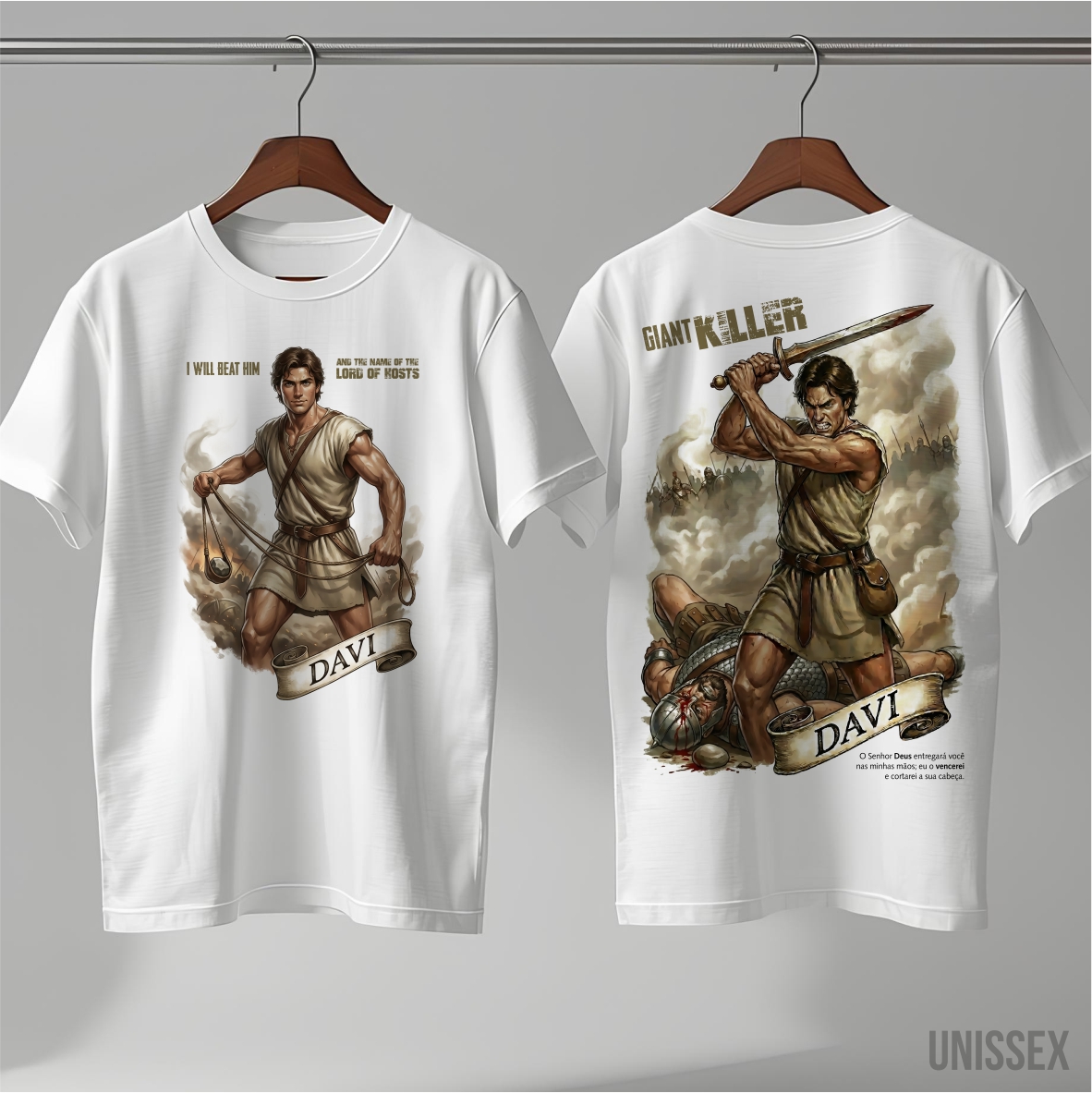 Camiseta - Davi: Giant Killer