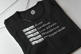 Nome do produto Camiseta Eu Sou Frases de Afirmação