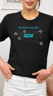 Nome do produto Camiseta Superposição Qubit