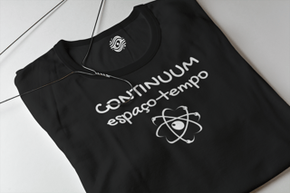Nome do produto Camiseta CONTINUUM espaço-tempo
