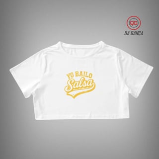 Nome do produto Cropped de Dança - Salsa Baseball