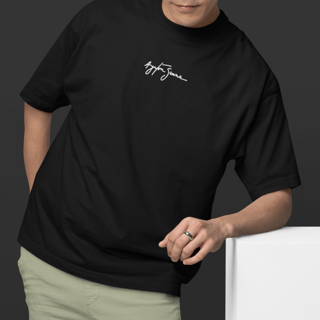 Nome do produtoAyrton Senna - Racing Legends SYY - Camiseta Preta Padrão Algodão