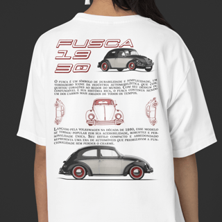 Nome do produtoFusca - Vintage Car SYY - Camiseta Padrão Algodão