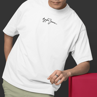 Nome do produtoAyrton Senna - Racing Legends SYY - Camiseta Branca Padrão Algodão
