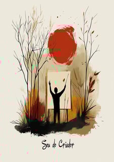 Nome do produto Camiseta unissex - Sou do criador