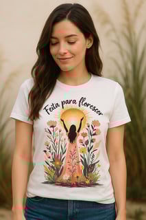 Nome do produto Camiseta Baby Long Prime - Feita para florescer