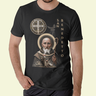 Camiseta Religiosa - São Bento