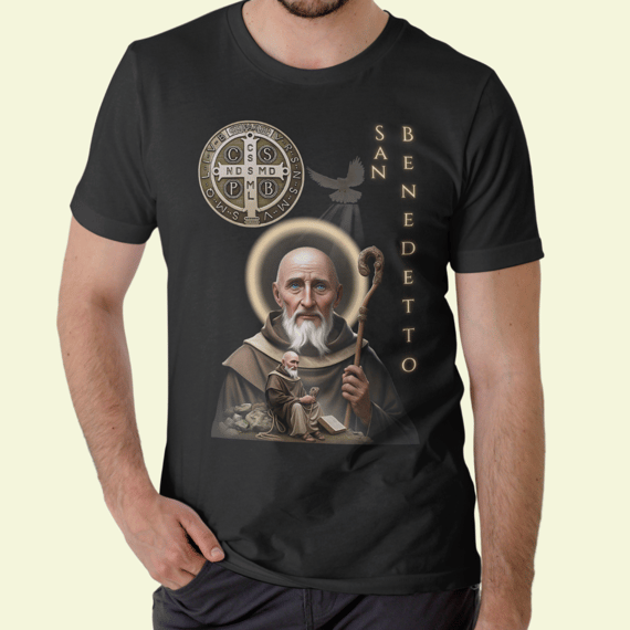 Camiseta Religiosa - São Bento