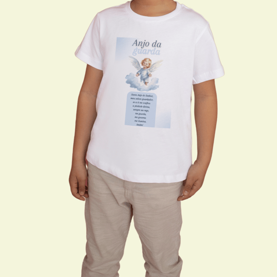 Camiseta Infantil - Santo Anjo do Senhor
