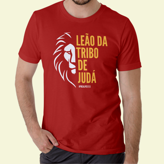 Camiseta Religiosa - Leão da Tribo de Judá