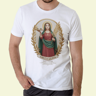 Camiseta Religiosa - Santa Luzia