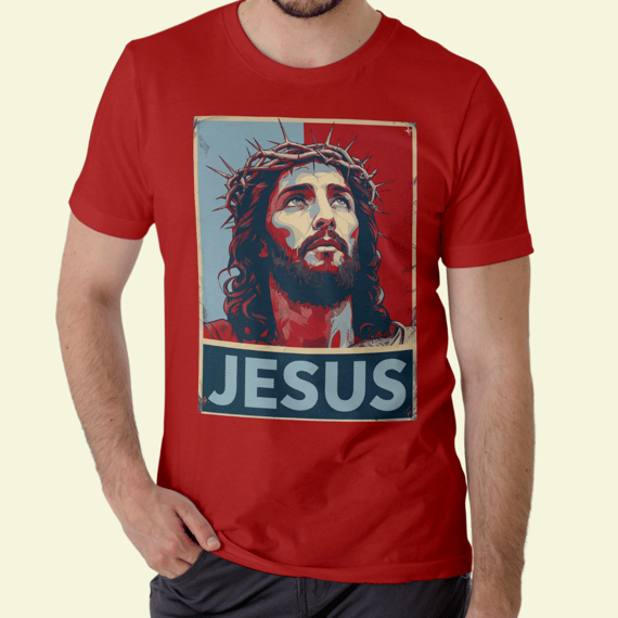 Camiseta Religiosa - Jesus Coroado de Espinhos