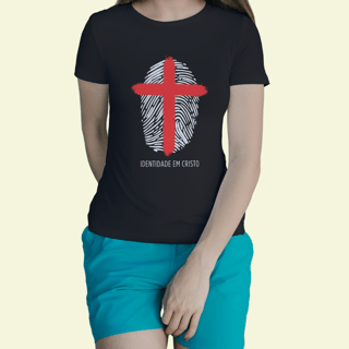Nome do produto Camiseta Religiosa - Identidade em Cristo