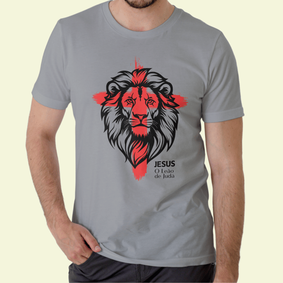 Camiseta Religiosa - Jesus, o Leão de Judá 2