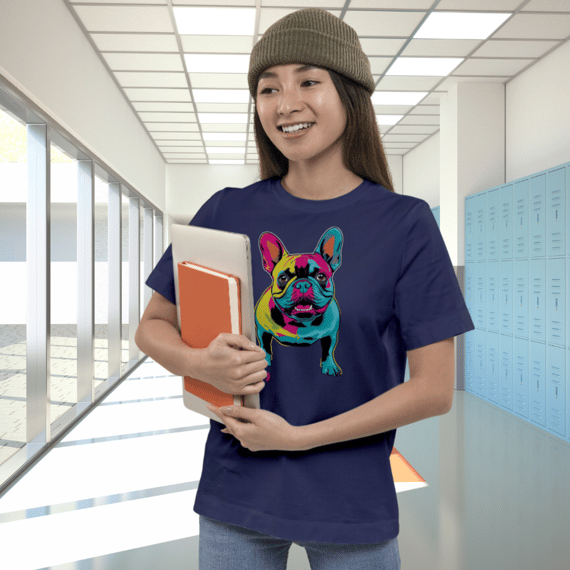 Camiseta Bulldog Francês PopArt