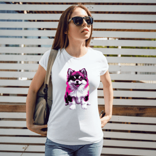 Nome do produto Camiseta Lulu da Pomerânia PopArt