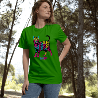 Camiseta Gato Bengal PopArt