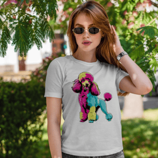 Nome do produto Camiseta Poodle PopArt