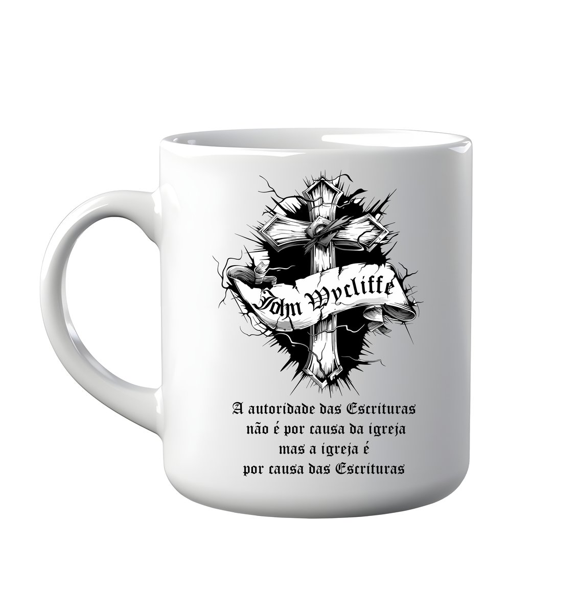 Nome do produto: John Wicliffe - Caneca