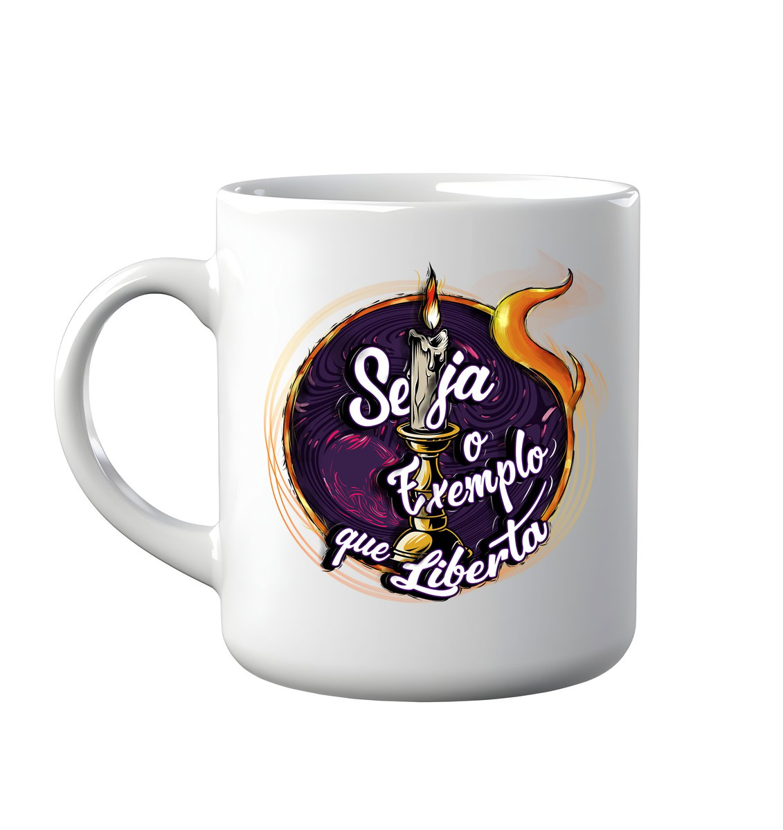 Nome do produto: Seja o exemplo que liberta - Caneca