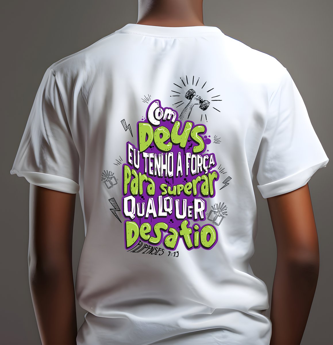 Nome do produto: Filipenses 4:13 - Oversized