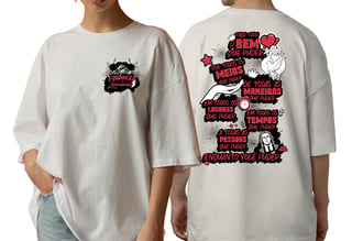 Nome do produto Camiseta Oversized Faça o Bem em Todos os Tempos e Lugares
