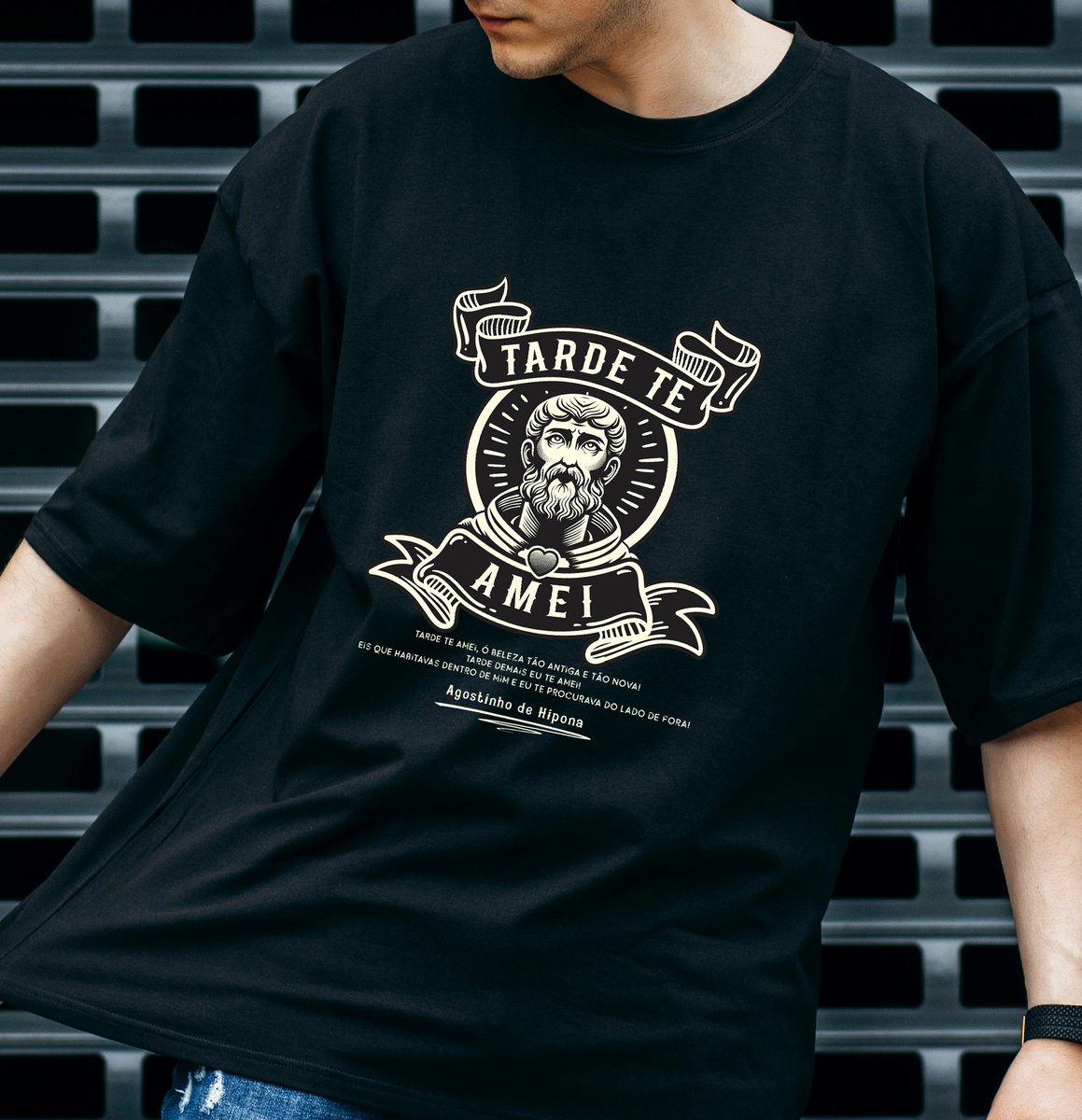 Nome do produto: Agostinho, Tarde te Amei - Oversized