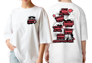 Nome do produto Camiseta Oversized Faça o Bem em Todos os Tempos e Lugares
