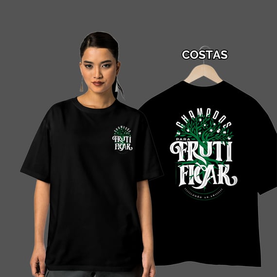 Camiseta Feminina Oversized Chamados para Frutificar