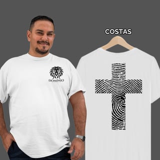Camiseta Masculina Plus Size Identidade em Cristo