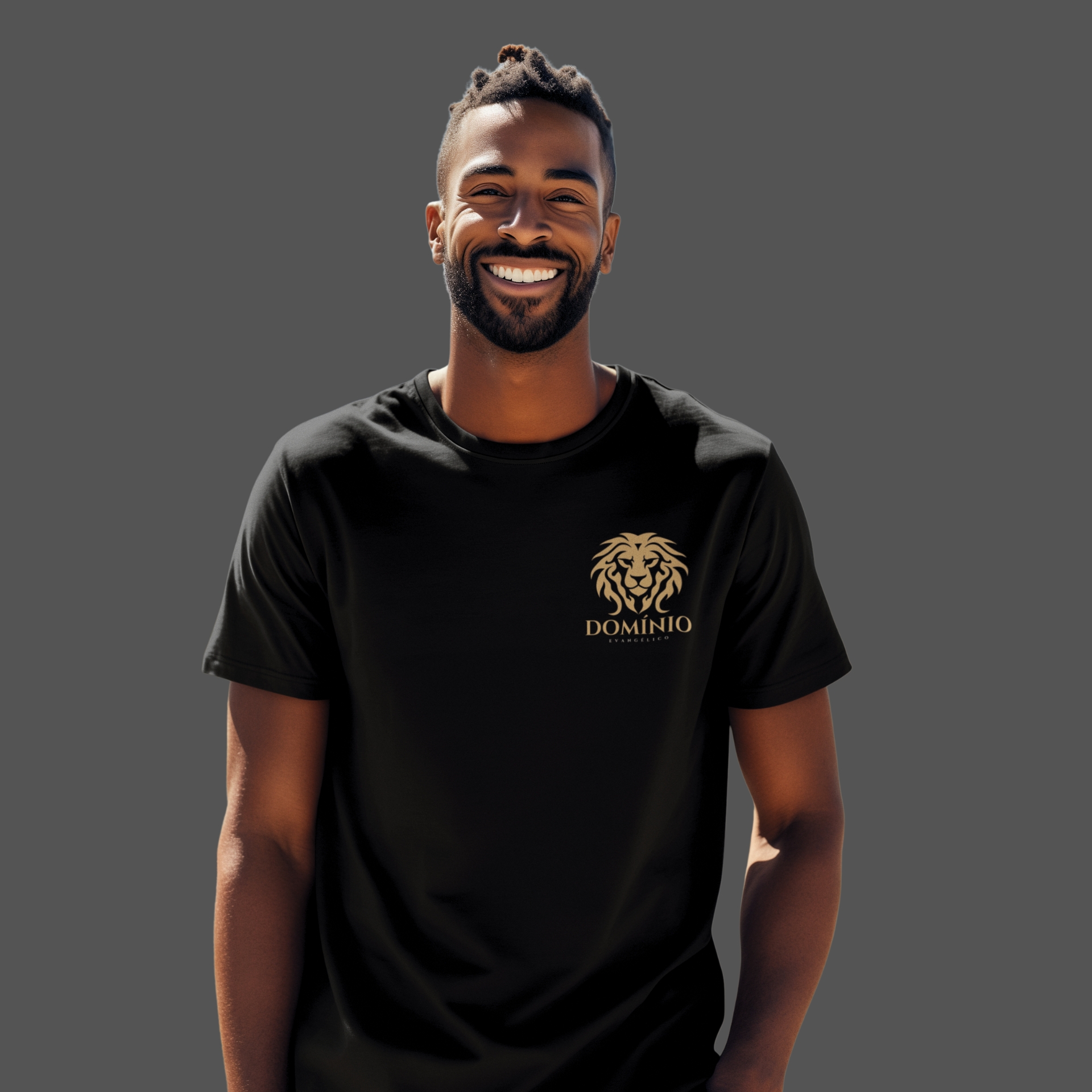 Camiseta Masculina Domínio Evangélico Símbolo