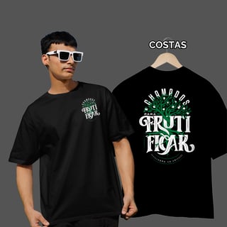 Nome do produto Camiseta Masculina Oversized Chamados para Frutificar