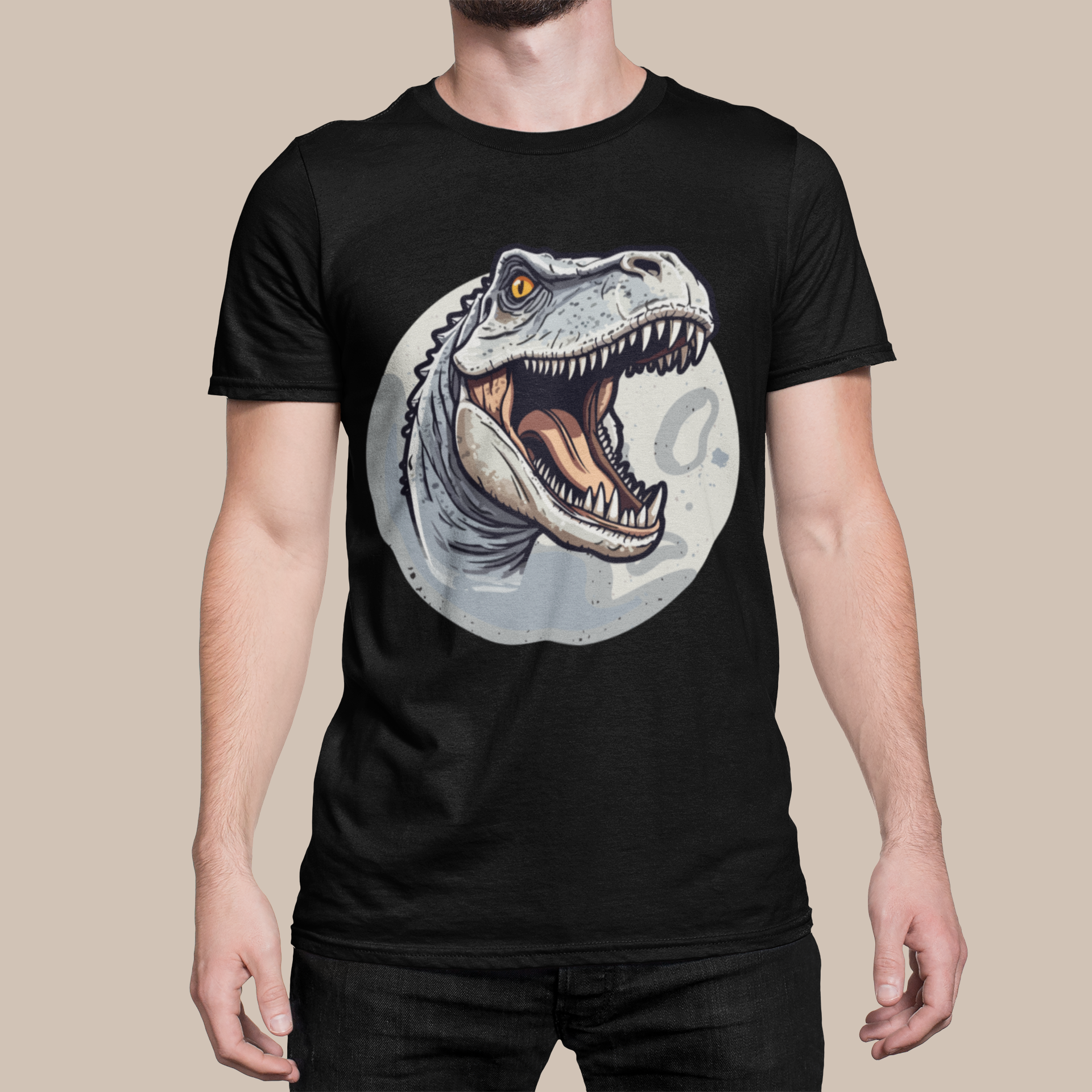 T-shirt quality unissex - dino2