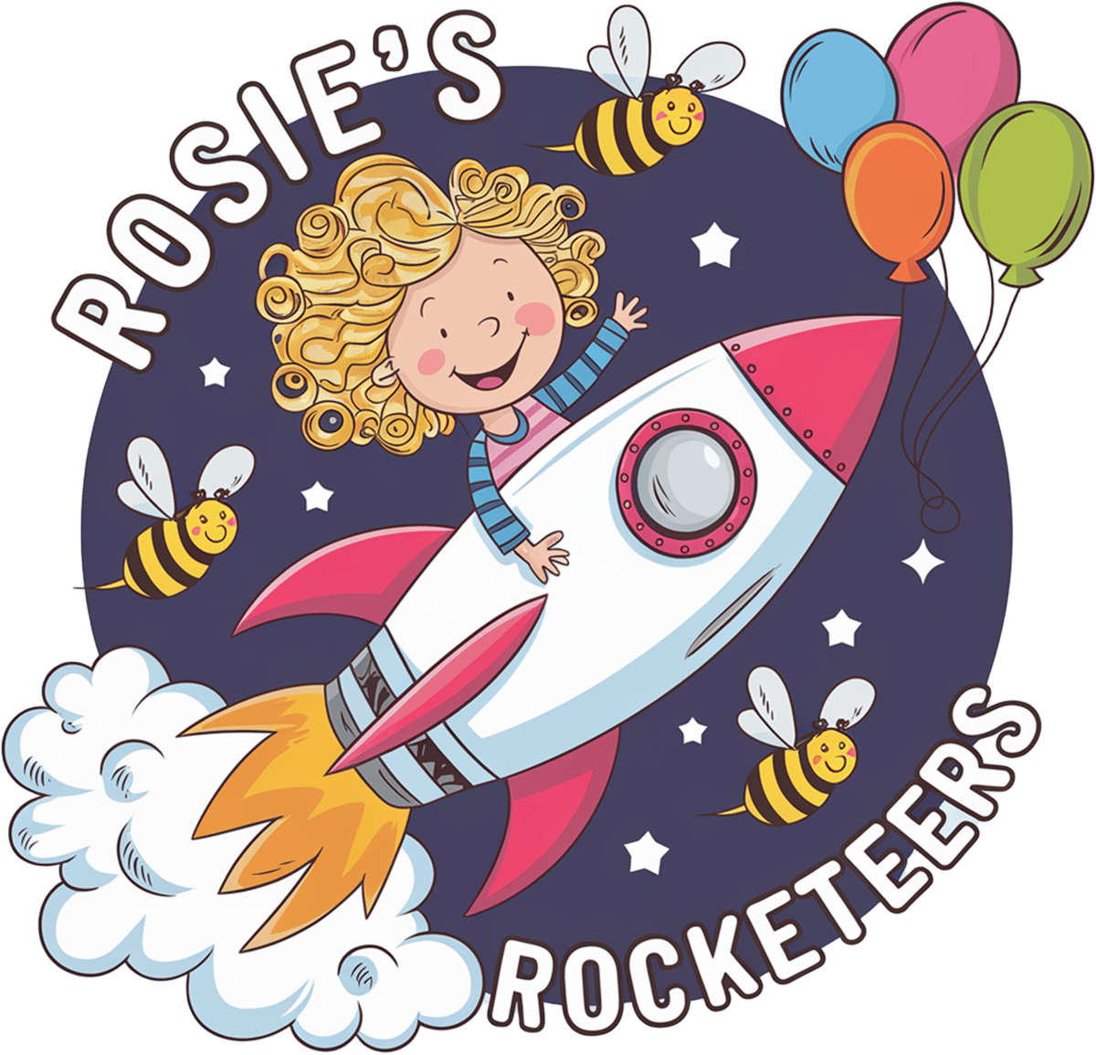 Nome do produto: Classic Infantil Estampa Menina Foguete Space