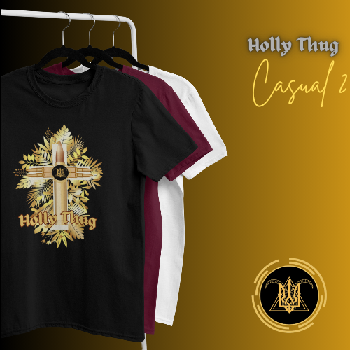 T-shirt Masculina Estampada Holly Thug casual II