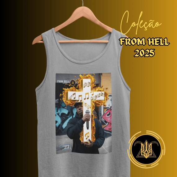 Regata masculina estampada rapper From Hell 