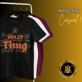 T-shirt Masculina Estampada Holly Thug Casual I